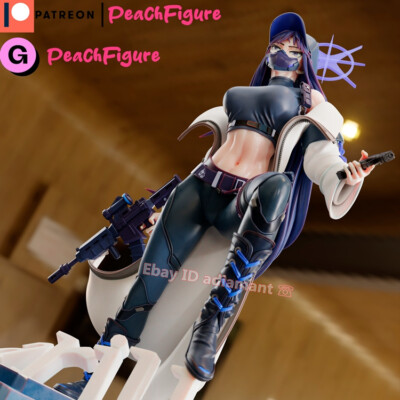 Blue Archive 1/8 1/6 Saori 3D Print Model Kit Unpained Unassembled