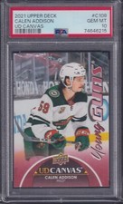 CALEN ADDISON - 2021 Upper Deck Young Guns Canvas #C108, PSA 10