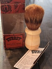 VTG SURREY 1014 3.5 Natural Boar Hair Shaving Brush W/ Original Box NOS