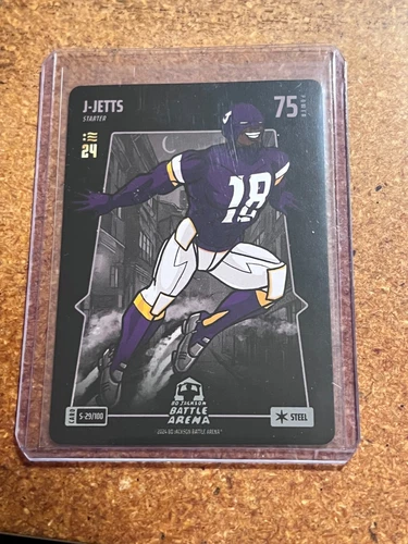 2024 Bo Jackson Battle Arena J-Jets Steel # S-29/100 Justin Jefferson 2024 NSCC