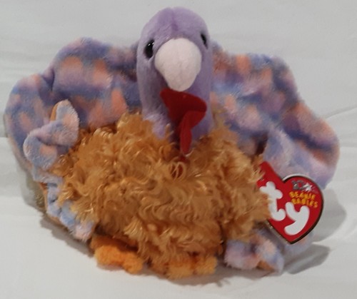 NUOVO Ty Beanie Baby Tommy The Turkey Errori del Ringraziamento - Foto 4 di 7