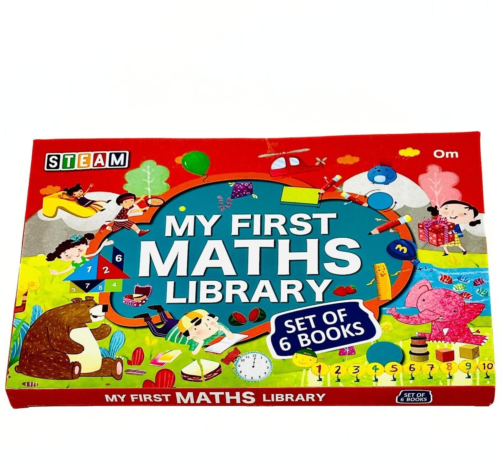 My First MATHS Library set of 6 Books Collection Set by Shweta Sinha Level 1- 3