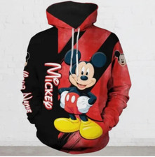 Carino Disney Topolino 3D FELPA CON CAPPUCCIO HALLOWEEN REGALO NATALE MIGLIOR PREZZO TAGLIA US