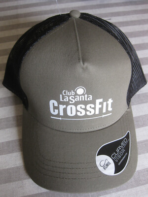 Basecap Snapback Club LaSanta CrossFit Beige/Schwarz verstellbar NEUWARE