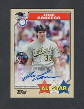 2017 Topps - 1987 Rookie & All-Star Edition Autographs #1987A-JCA Jose Canseco