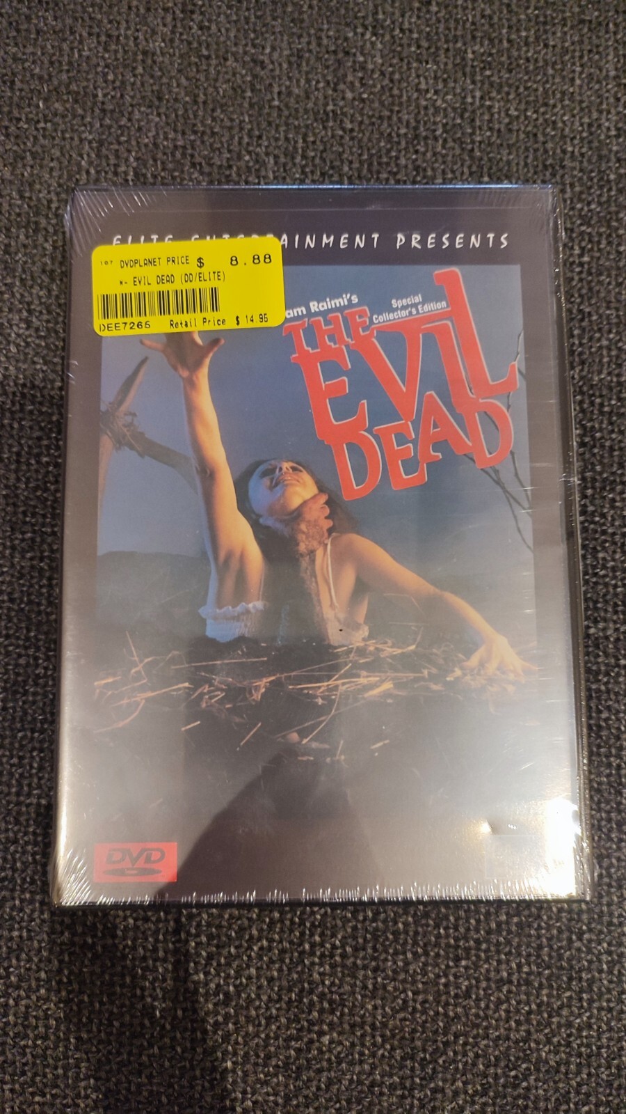 FACTORY SEALED HORROR DVD - THE EVIL DEAD - CULT MOVIE - SAM RAIMI