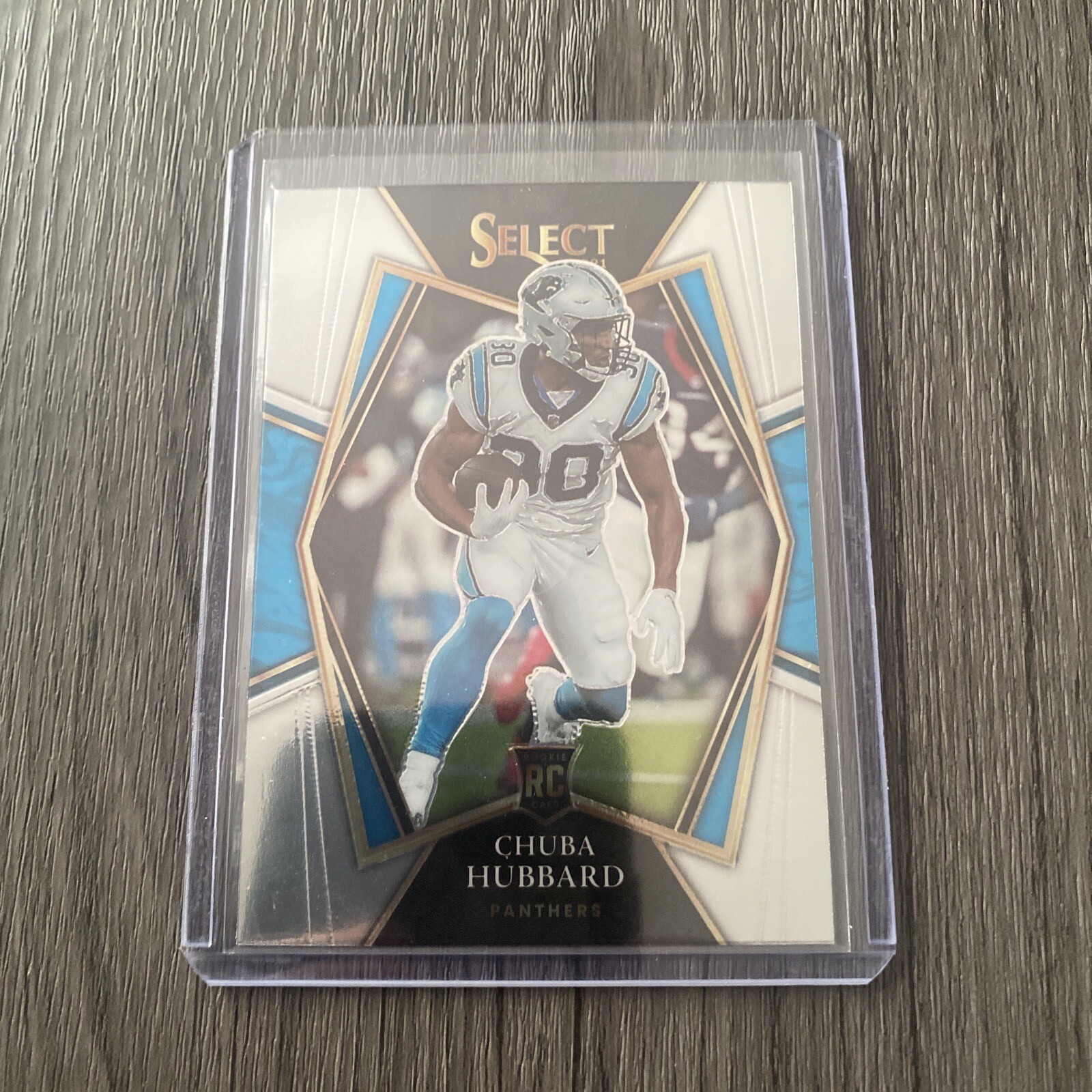 2021 Select Chuba Hubbard 176 Carolina Panthers Rookie Rc NFL Premier Level