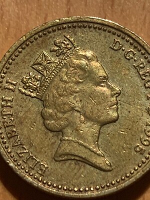 Rare 1995 DG REG FD Elizabeth II One Pound Coin | eBay