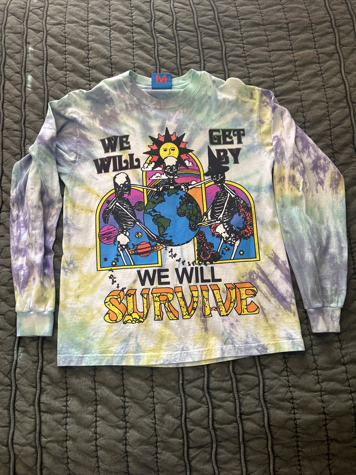 Online Ceramics We Will Get By We Will Survive Tee Size M Brand New-image