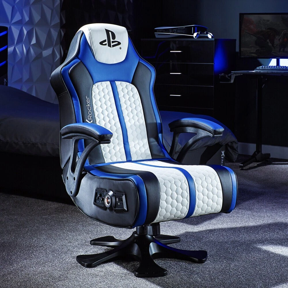 X ROCKER Official Playstation Legend 2.1 Gaming Chair Wireless