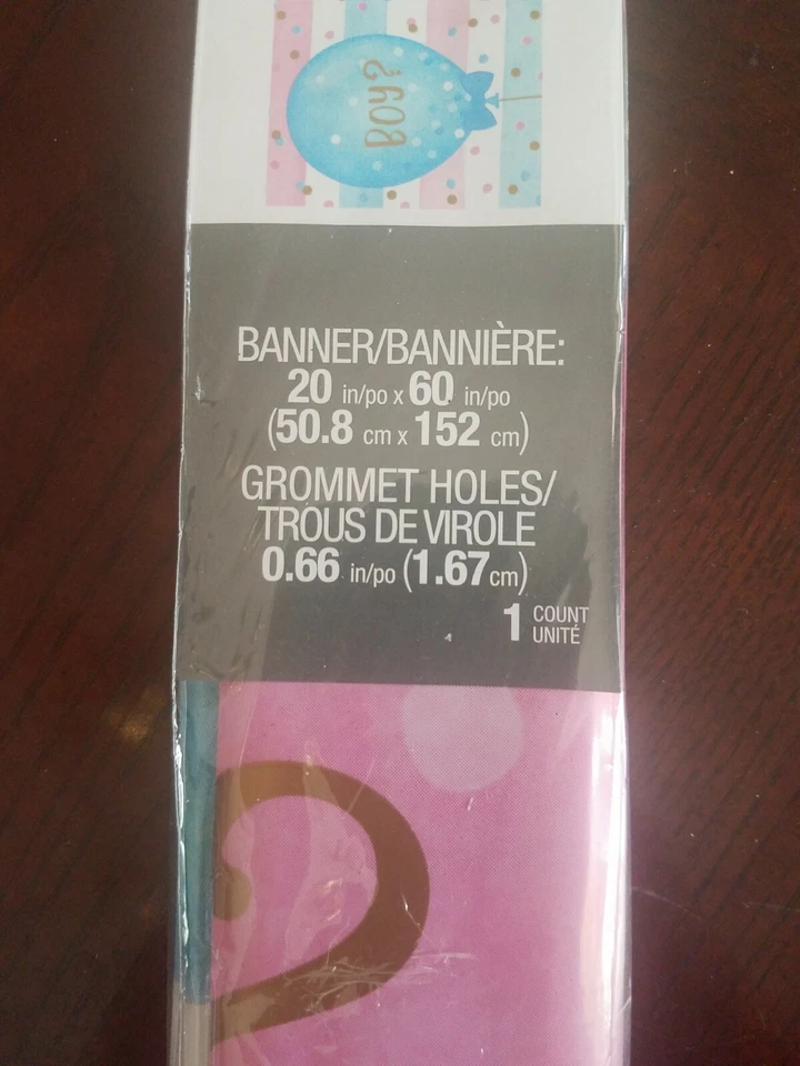 Parte Banner Baby Shower Boy? Niña? Revelación de género  Foto 2 de 4