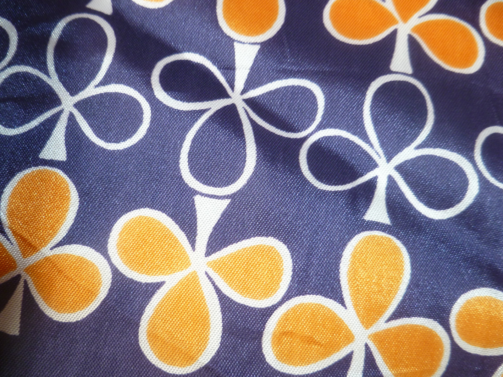 Two Assorted Vintage Polyester Silky Square Head … - image 3