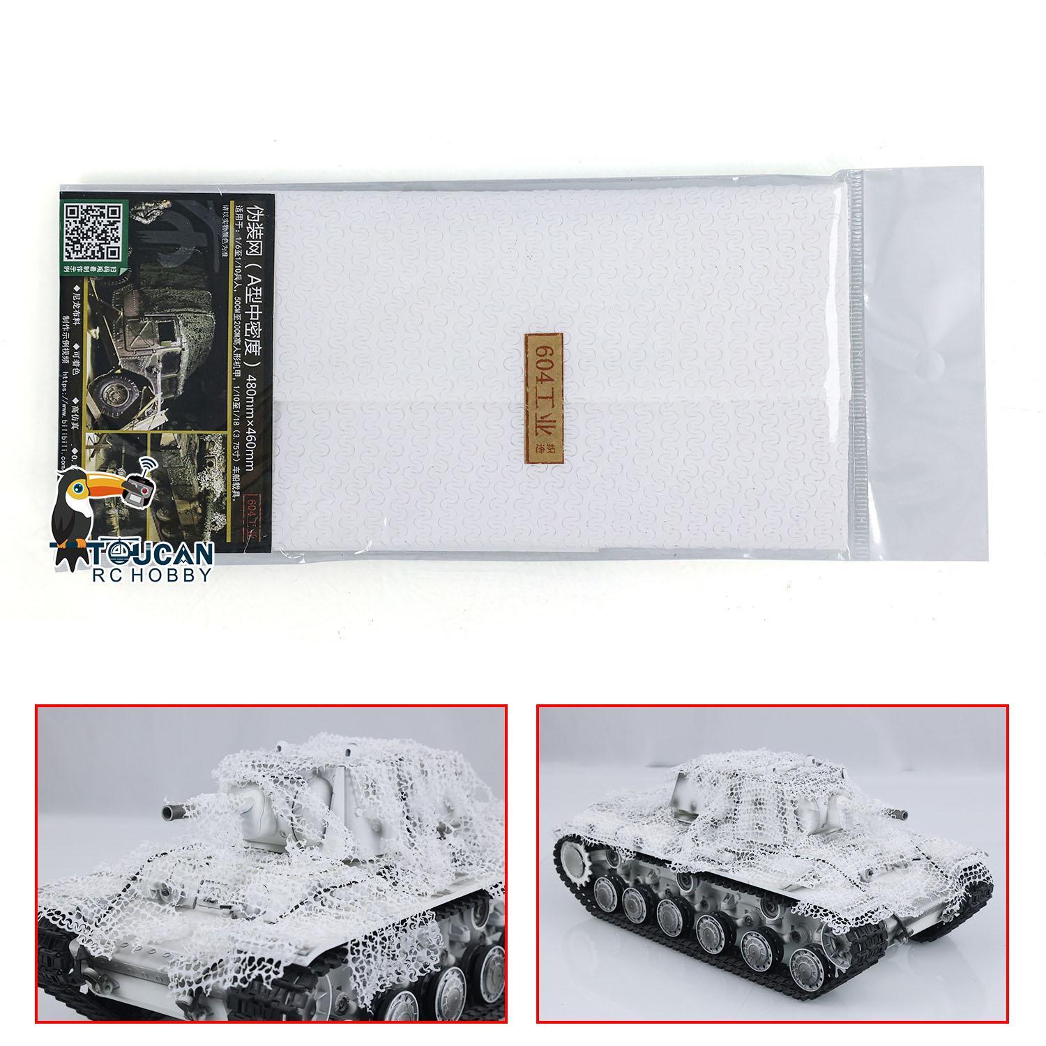 Filet De Camouflage Pour Chars RC Henglong 1/16 - Tiger I, Challenger II - Vert - Neuf