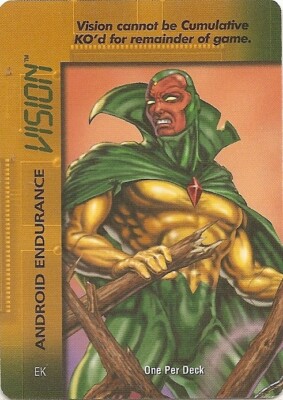 Marvel OVERPOWER Vision - Android Endurance - OPD - Mission Control