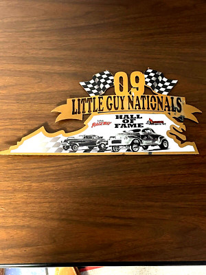 RACING 2009 LITTLE GUY NATIONALS SUFFOLK RACEWAY VA MOTOR SPORTS PARK METAL SIGN