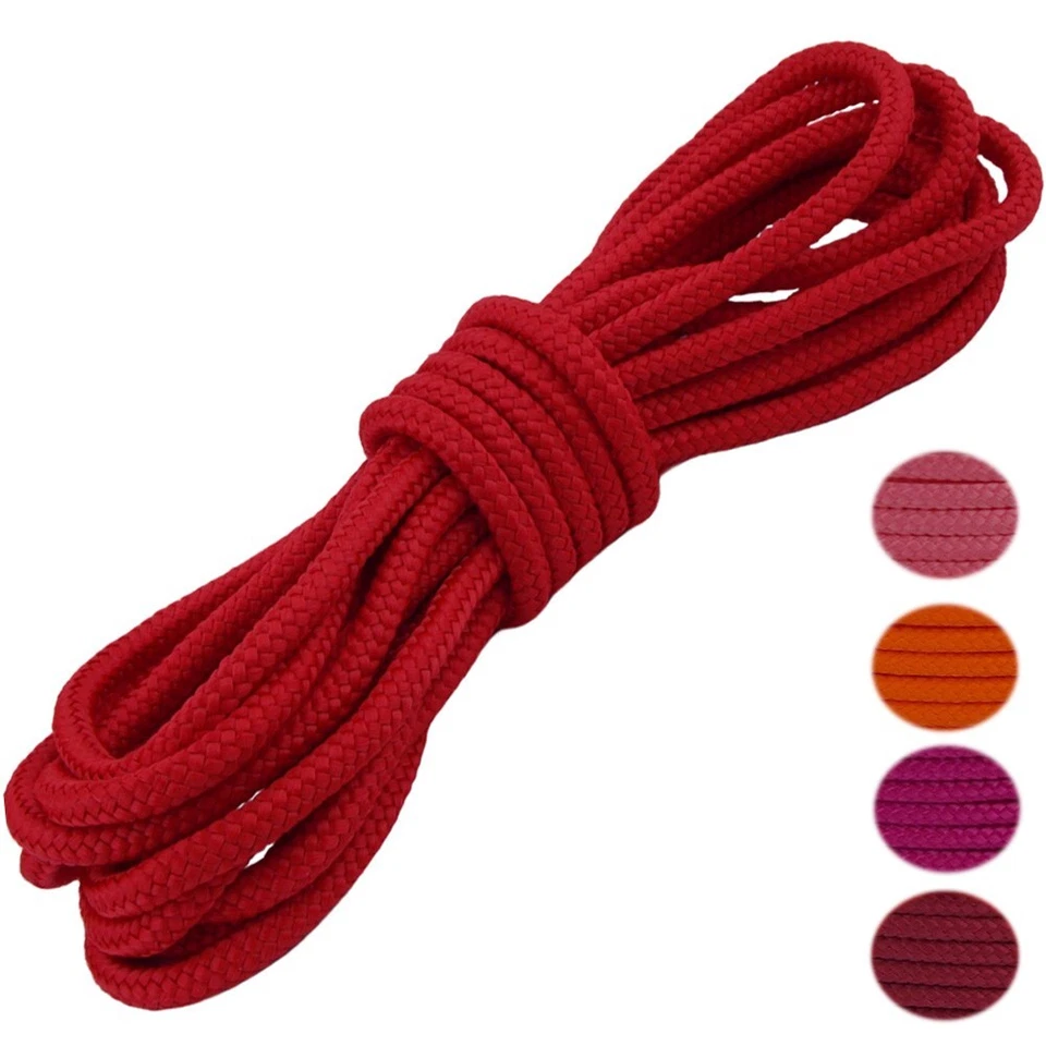 ROPES AND MORE PPM Seil 6mm Polypropylen Schnur PP Meterware in 10m, 20m, 30m, 50m Rottöne DIY