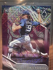 2019 Panini Phoenix Purple Mojo Chris Paddack Rookie RC #59/75 1/1 JERSEY # SP!!