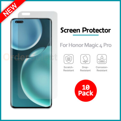 10-Pack LCD Ultra Clear HD Screen Protector for Android Phone Honor Magic 4 Pro