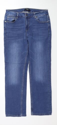 Mexx Mens Blue Cotton Straight Jeans Size 31 in L29 in Regular Zip - Afbeelding 1 van 10
