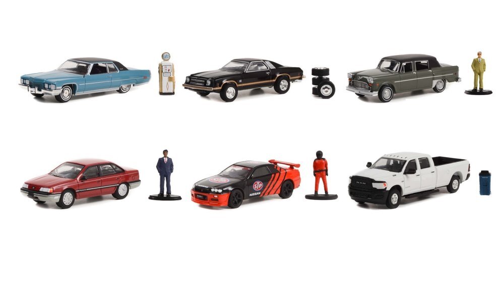 GREENLIGHT THE HOBBY SHOP SERIES 13 DIECAST CAR SET - 6 1/64