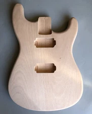 Fit Diy Electric Guitar Body Mahogany Guitar Body Replacement HH pickups