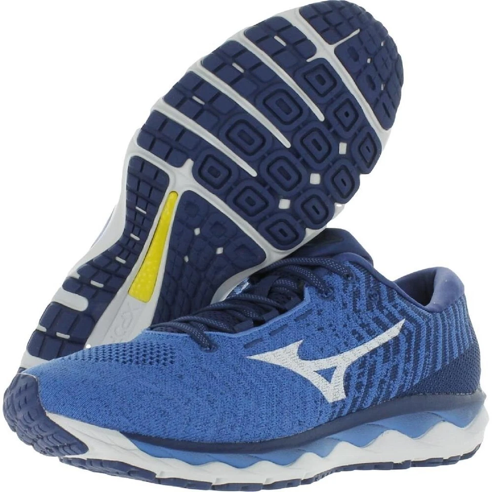 *NUEVO EN CAJA* ZAPATILLAS PARA CORRER MIZUNO WAVE SKY WAVEKNIT 3 PARA HOMBRE (CAMPANULA/PLATEADAS) TALLA 12 Foto 3 de 4