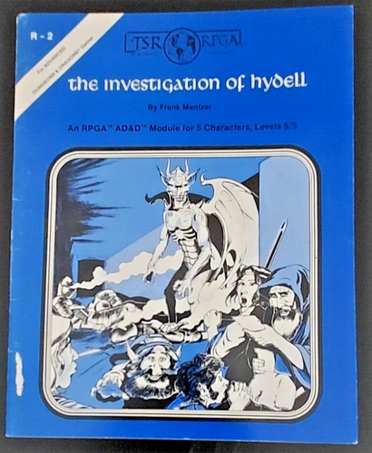 TSR RPGA Module R2 The Investigation of Hydell , vintage, Dungeons and Dragons - Picture 1 of 8