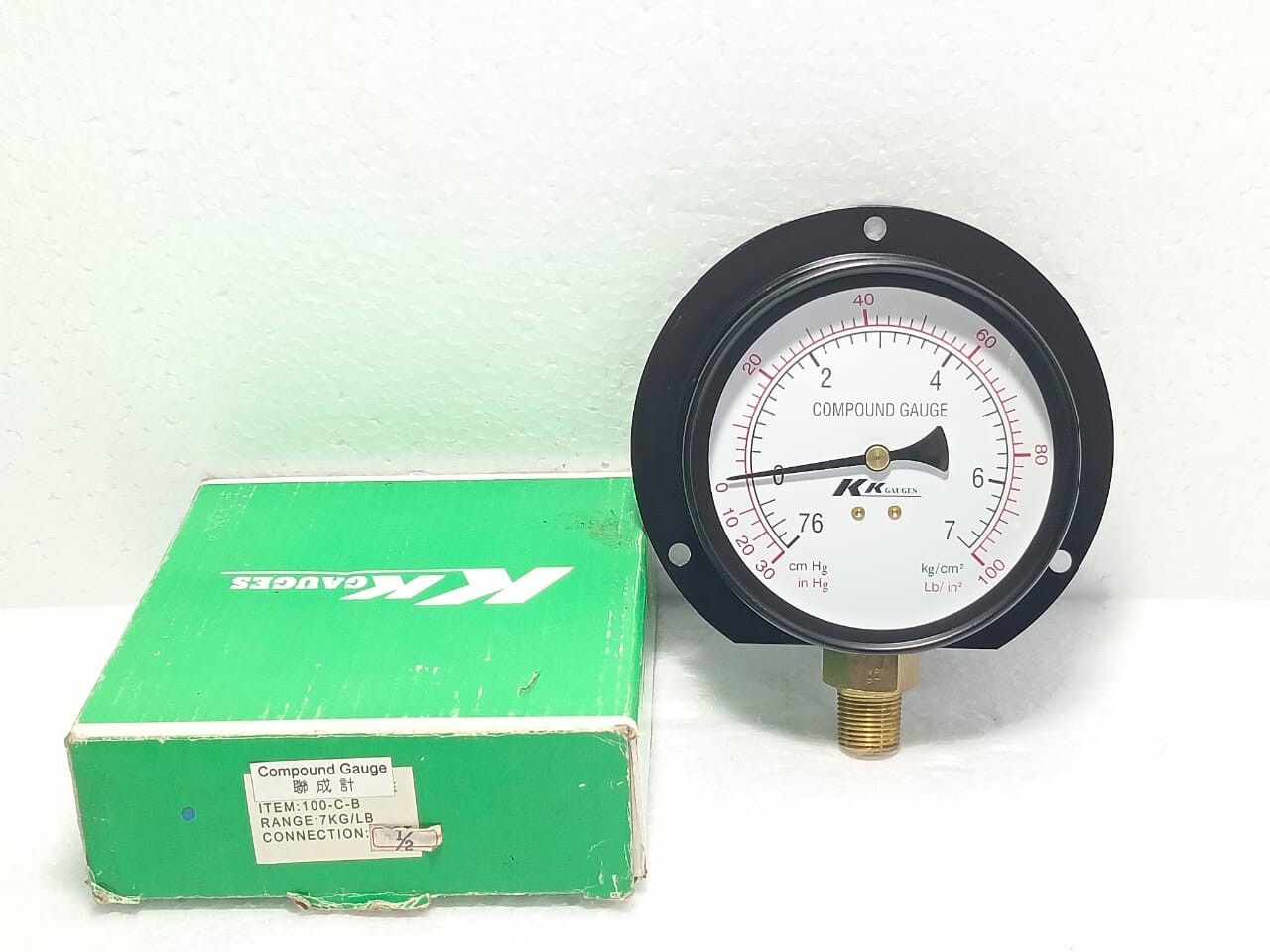 MEDIDORES KK -76 cmHg A 7 kg/cm² -30 inHg A 100 Lb/in² MEDIDOR COMPUESTO