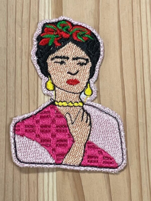 Pink Frida Kahlo Patch