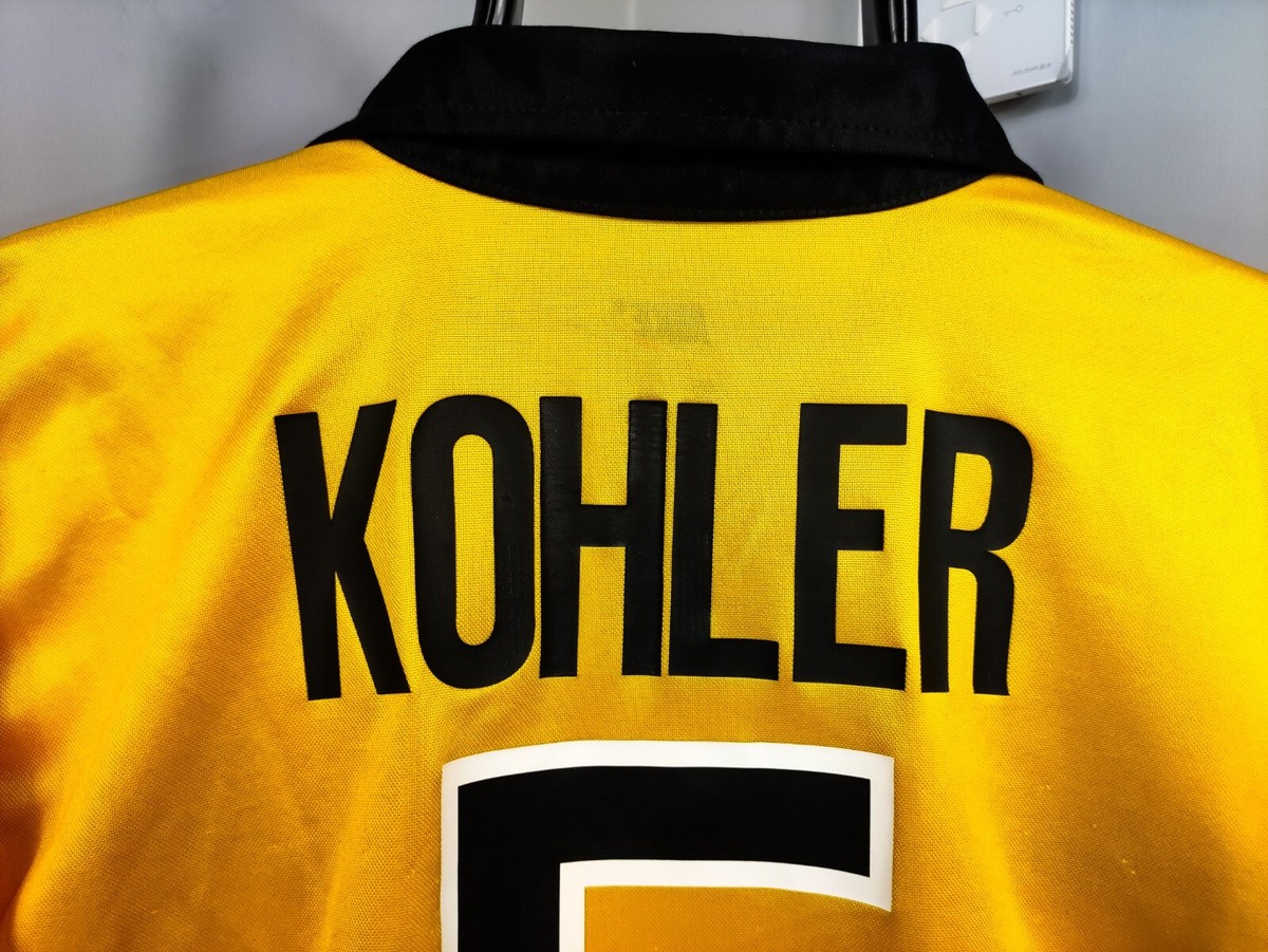 ドルトムント/ユルゲン・コーラー/ホーム（1998/99） Kohler #5 Borussia Dortmund 1998 2000 Nike Home Shirt BVB
