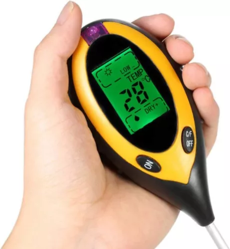 4in1 PH Tester For Soil Water Moisture Light Test Meter for Garden Plant Seeding