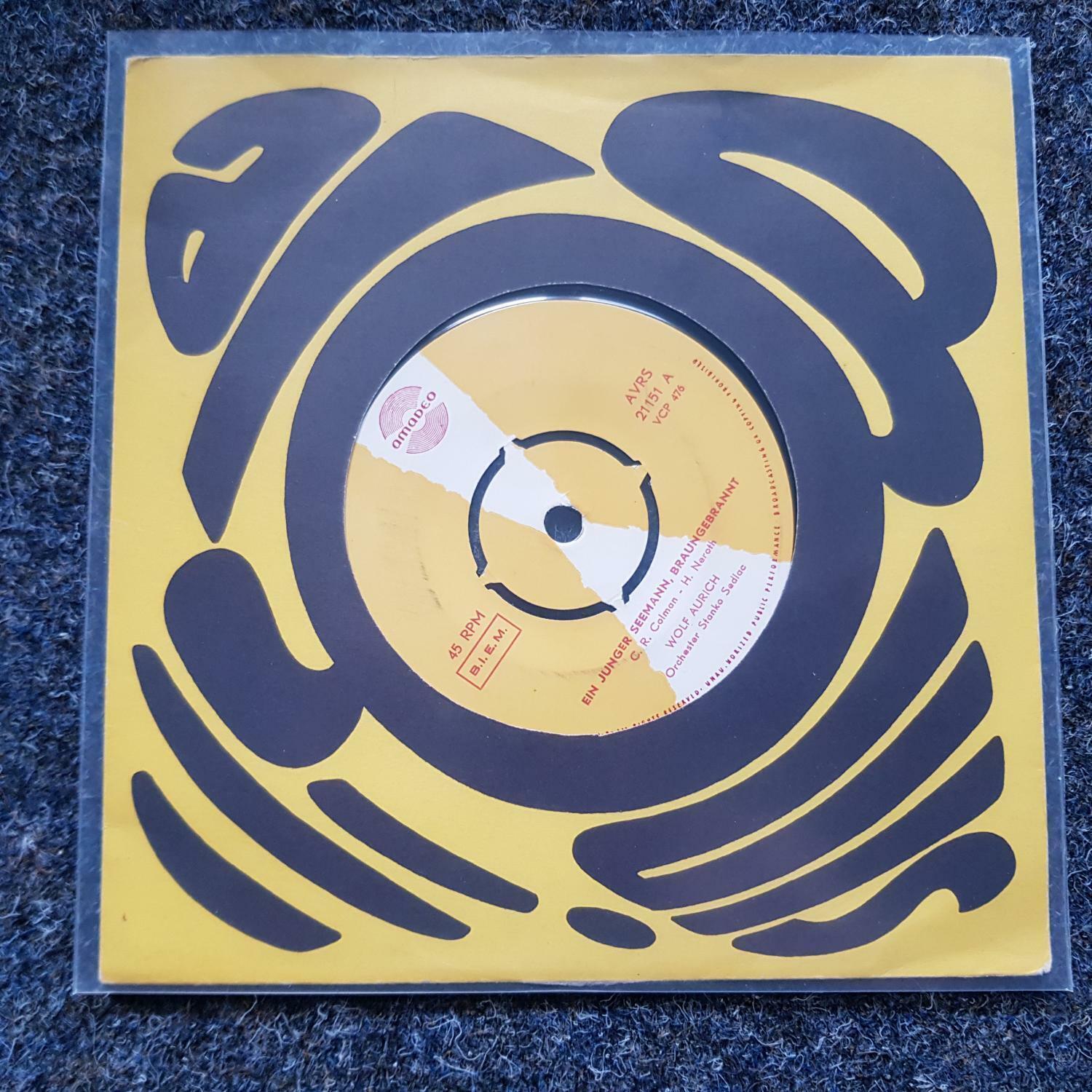 7"" Single Vinyl Wolf Aurich - Ein junger Seemann, braungebrannt