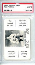 1936	S&S	Rick	Ferrell		PSA 9		Red Sox	1	958