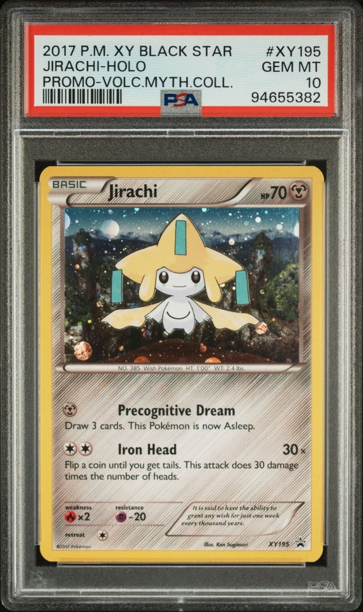 2017 Pokemon Jirachi Holo XY195 Black Star Promo Mythical GEM MT