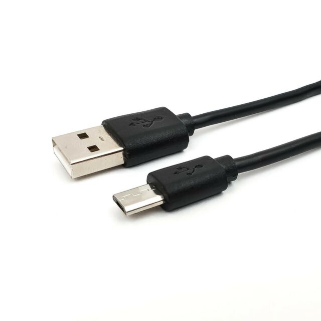 Micro USB Cable Smartphone Tablet Extra Long B Male Fast Charging 0.5m-