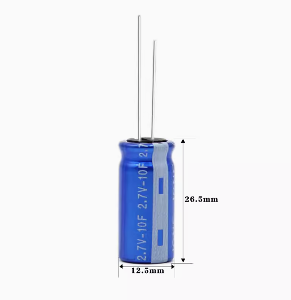 1/3/5/10/50pcs 2.7V 1F/2F/10F/50F400F Cylindrical RType Farad Super