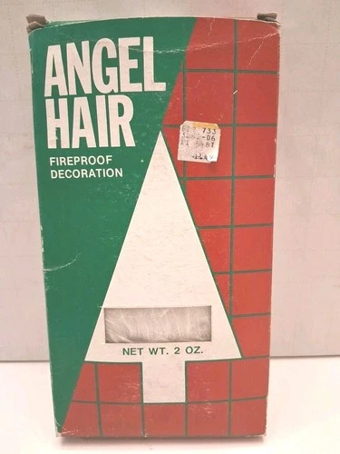 Vintage Rauch Industries Spun Glass Angel Hair 2-Ounce Box New