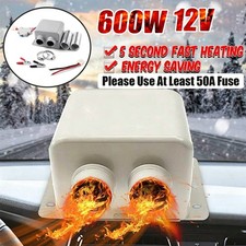 600w Universal Under Dash Heater 12v Heat W Speed Switch For Car Truck 2 Ports 600w Universal Under Dash Heater 12v Heat W Speed Switch For Car Truck 2 Ports