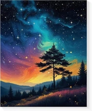 Paint by Numbers Kit for Adults: DlY Painting Kits for Beginners with Frame Star