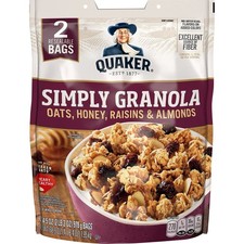 Quaker Simply Granola, 34.5 oz., 2 pk.