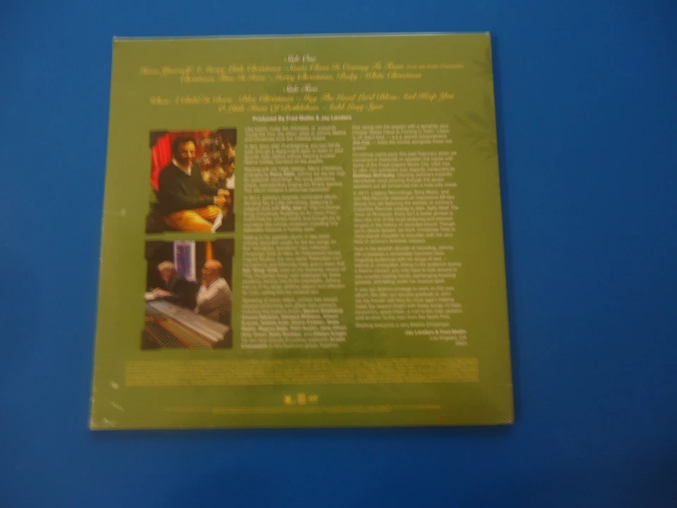 Johnny Mathis Christmas Time Is Here LP (2023) NEW Green Vinyl Creased Cover - Image 3 of 4