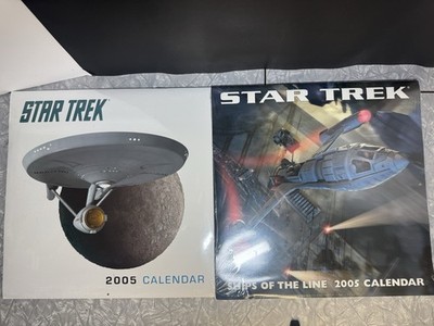 Star Trek 2005 Ships of the Line & Classic Series Calendars Andrews McMeel