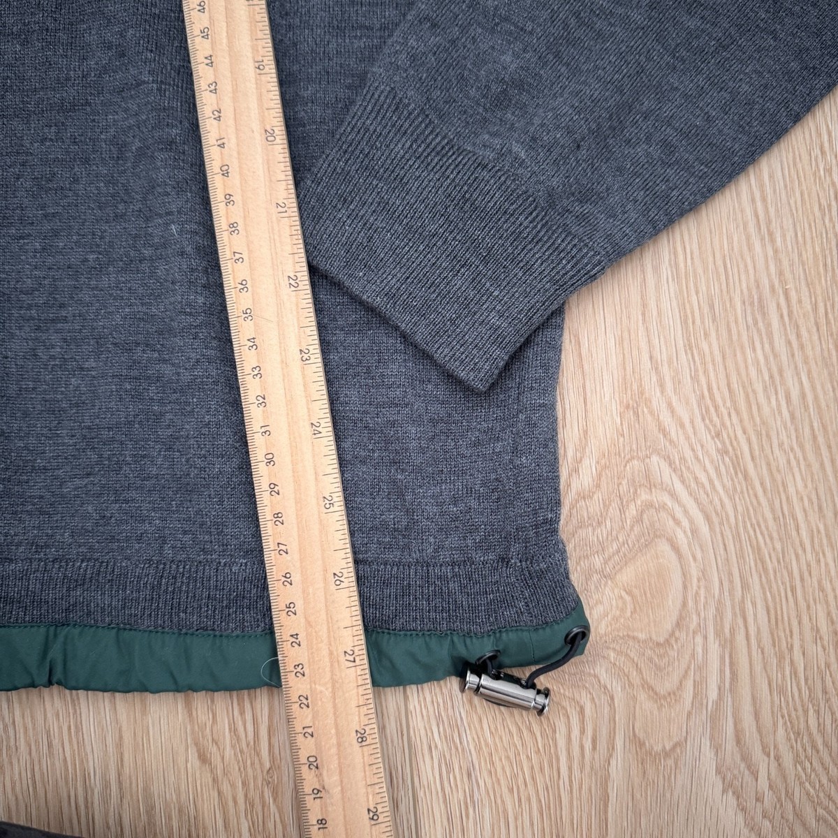 G/FORE NWT Wool Cardigan Sz L Gray Skull WGC 1896 Knit Sweater