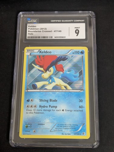 Keldeo graded CGC 9 for sale on eBay