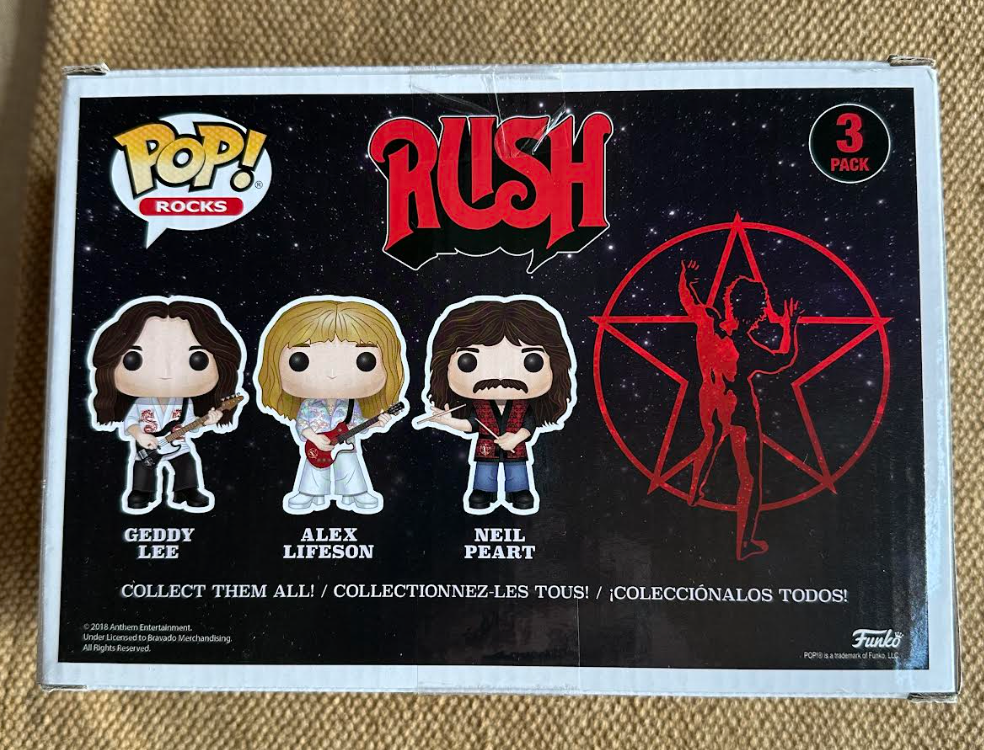 Funko Pop! Vinyl: Geddy Lee / Alex Lifeson / Neil Peart - Rush 3