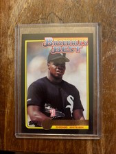 1992 Topps McDonald's Baseball's Best 25 Frank Thomas  WHITE SOX