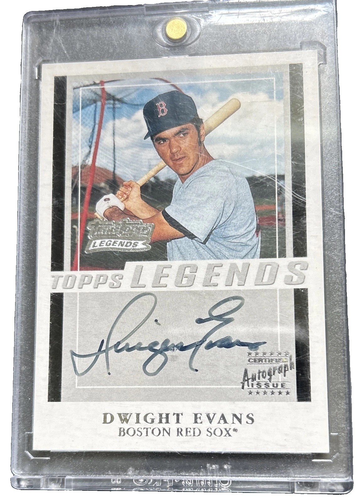 2003 Topps - Team Topps Legends Autographs Dwight Evans #TT-DE (AU)