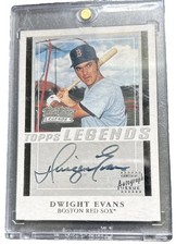 2003 Topps - Team Topps Legends Autographs Dwight Evans #TT-DE (AU)
