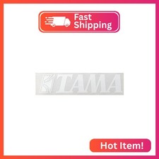 Tama Logo Sticker White-2" x 9" TLS100WH 