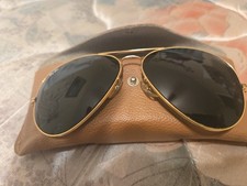 Vintage RAY BAN AVIATOR 62-14 No Arm Bands No Scratches No Wear On Frame